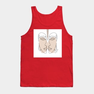 She is minimaistic Tank Top